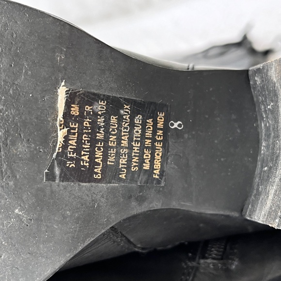 Maddison Thigh High Black Leather Boots - Picture 13 of 13